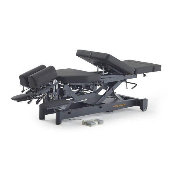 Scall Osteopathy Table with Coinfycare Drops: Six Sections, Precision, and Ergonomics for Healthcare Professionals